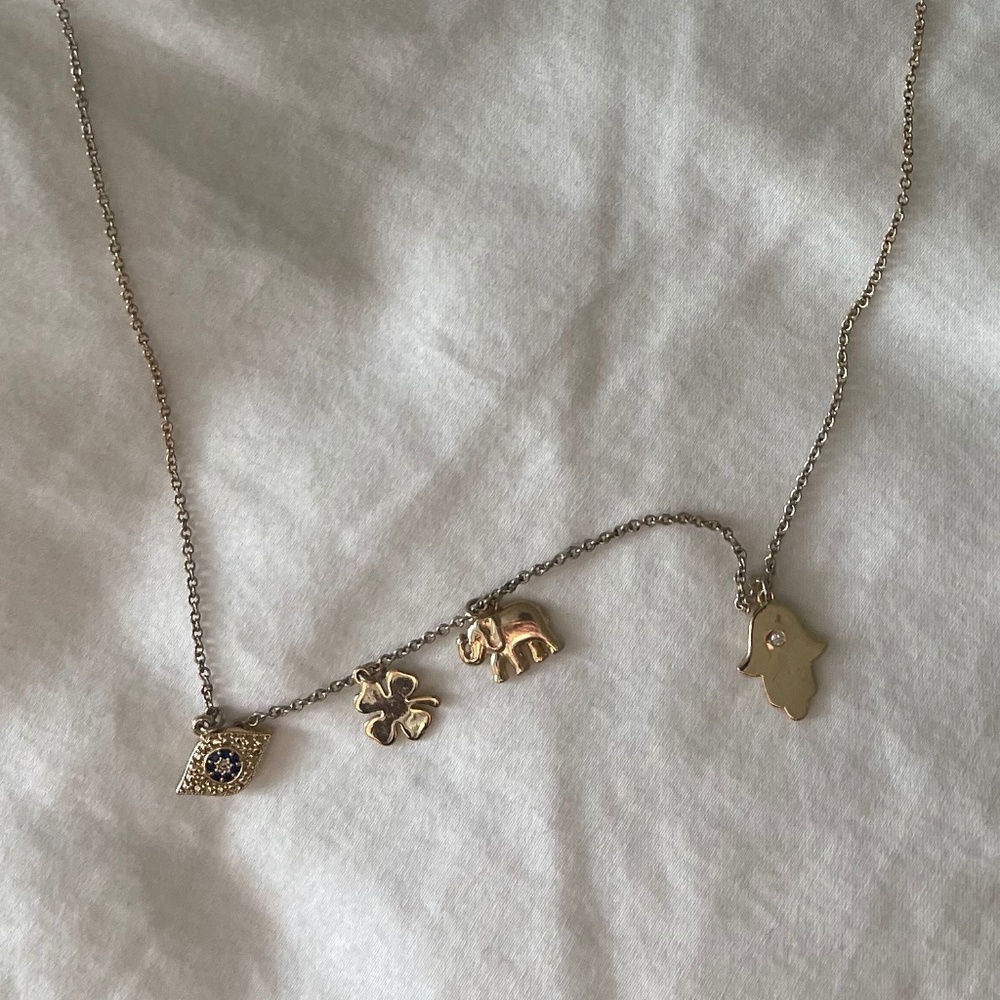 Gold Lucky Charms Necklace